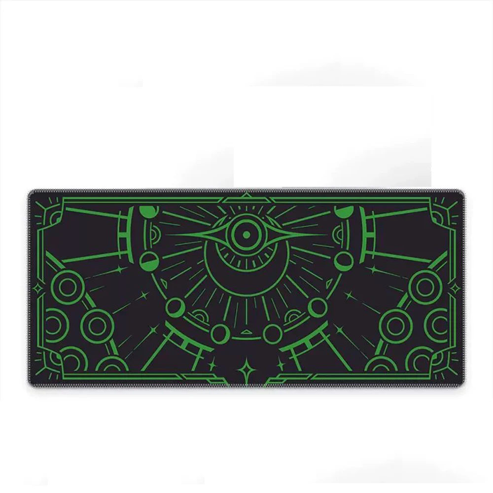 

Green Ancient Greek God Eye Gaming Mouse Pad Laptop Keyboard Desk Pad Non-slip Base Suitable for Computer Games and Office