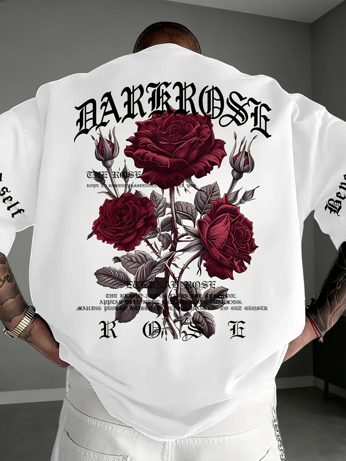 Men's Summer Tokyo Pattern Printed T Shirt Fashion Casual Loose Round Neck Short Sleeve Street Daily Wear Top