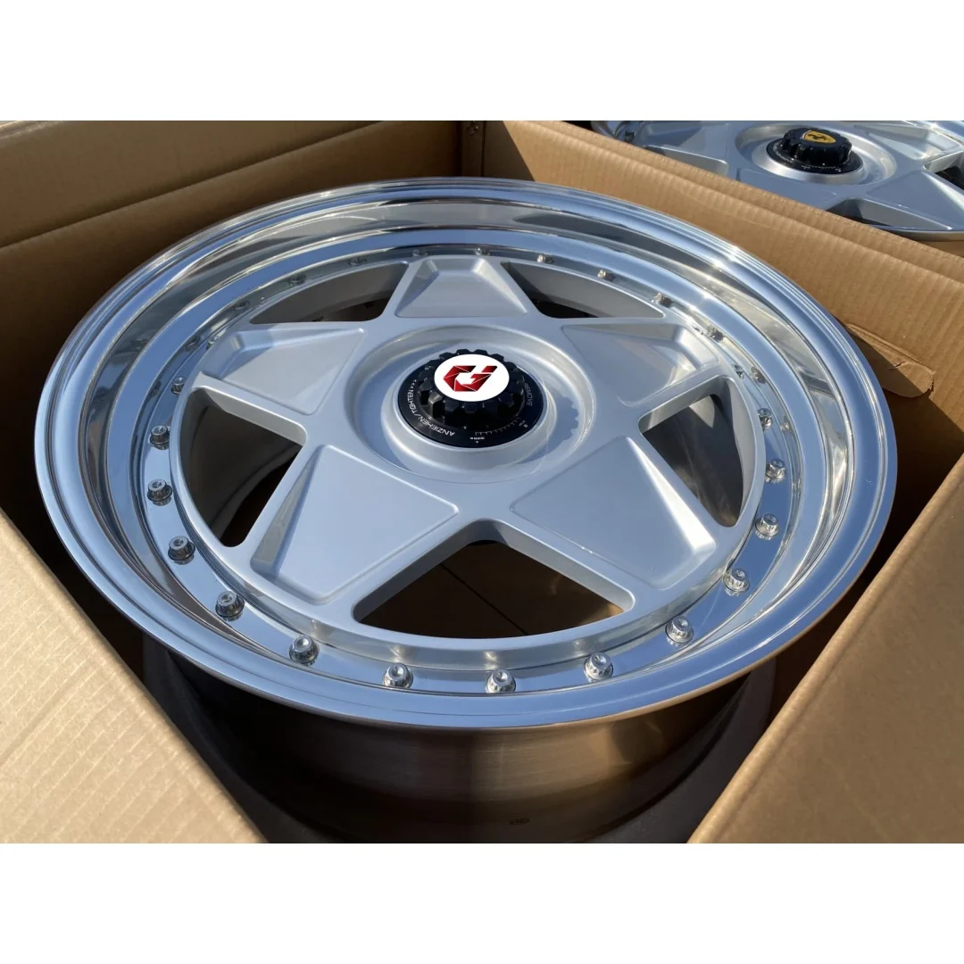 Factory Hotsale 2 Piece Star Shape Aluminum Alloy Forged Wheels 16 17 18 19 20 21 22 23 24 Inch 5x112 5x114.3 5x120 Rims