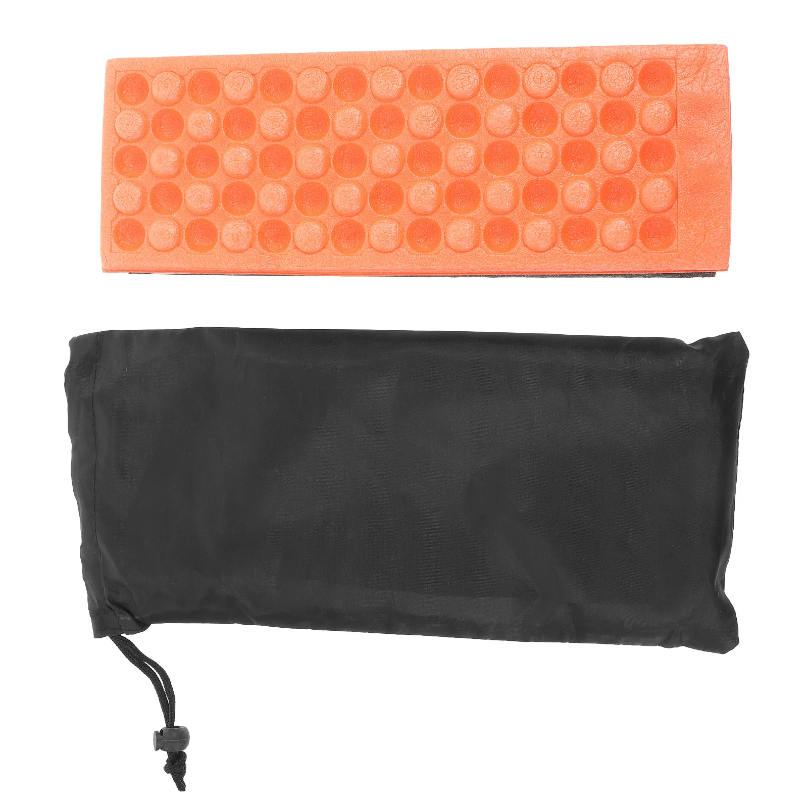 

Portable Camping Sit Pad Lightweight 6-Fold Outdoor Mat XPE Foam Picnic Beach Kids Crawling Dirt- Orange