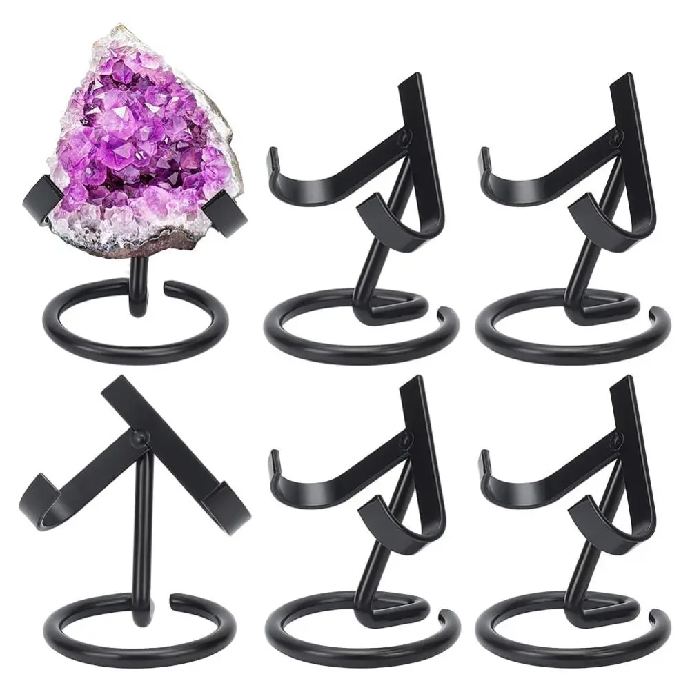 الإبداعية المعادن كريستال الكرة حامل صغير البلاتين الحديد كريستال الكرة زخرفة رف عرض موقف العرض الزخرفية #4