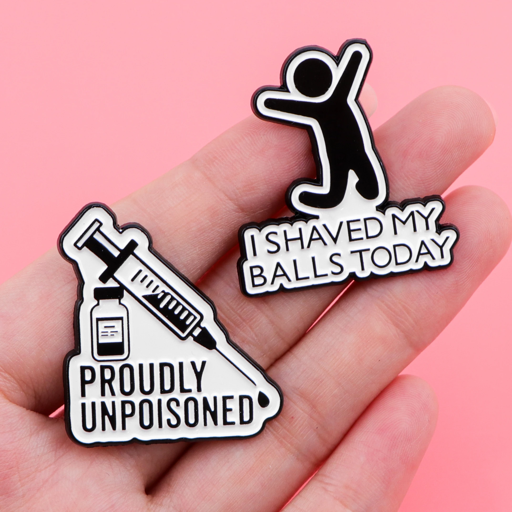 Cute Cat Enamel Pin Witch Badges on Backpack Funny Quotes Brooches for Women Men Lapel Pins Cosplay Accessories Toys Gift