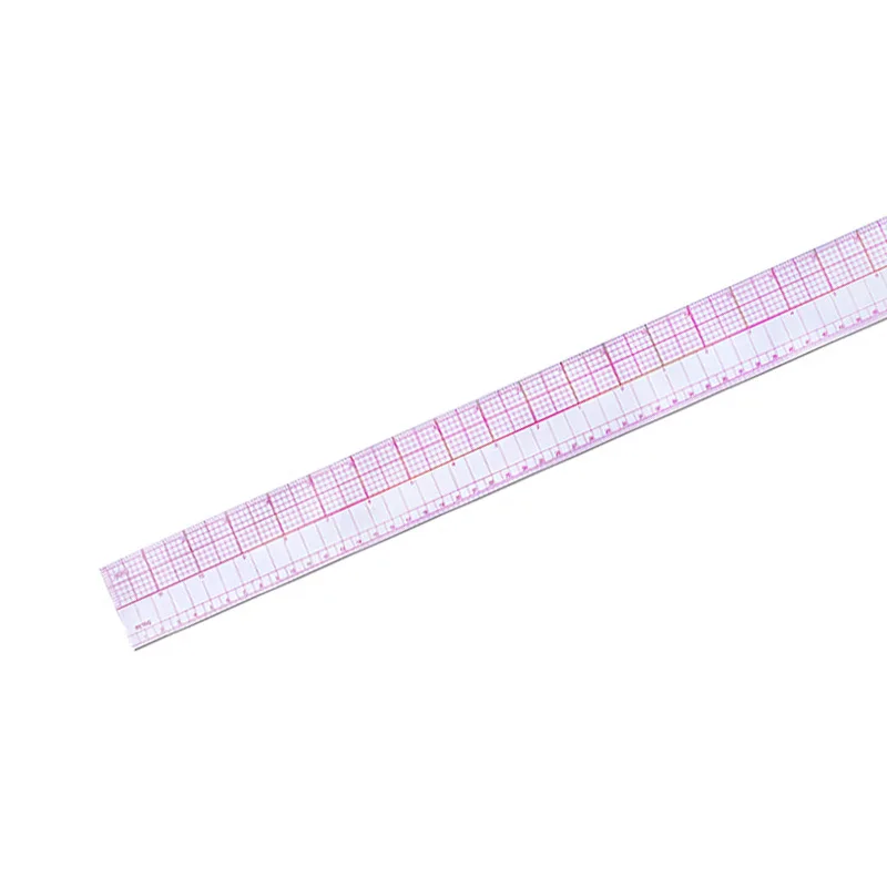 Sewing Ruler 60cm Length Straigth Ruler Clothing Sample Garment Cutting Pattern Yardstick Drawing Sewing Tools