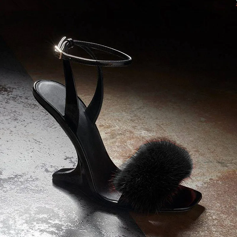 

Странный стиль, босоножки на каблуке, женские летние сандалии, женская обувь для вечеринок на высоком каблуке, женские туфли Zapatos De Mujer sandalias de las mujeres