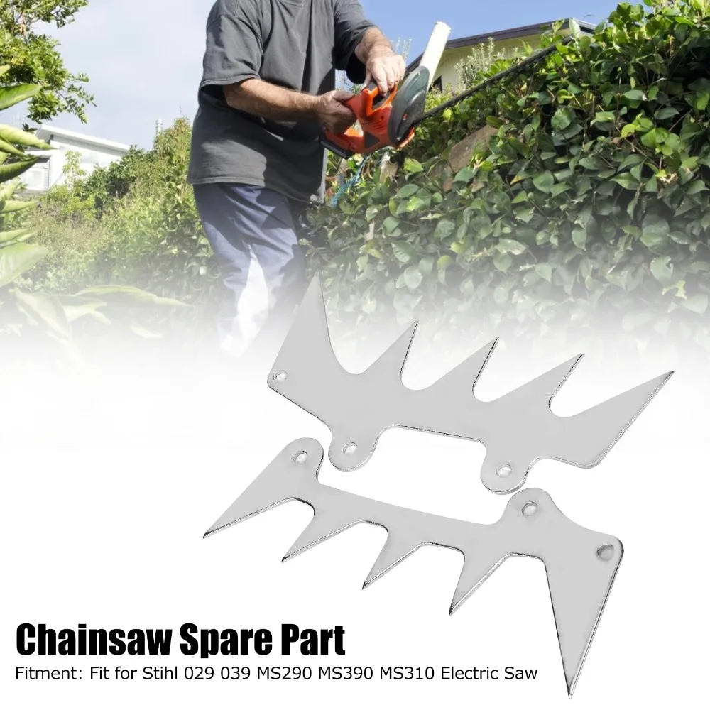 Dual Felling Dog Bumper Felling Dog Spike Silver Steel Bumper Spike Felling Dog for Stihl 029 039 MS290 MS390 MS310
