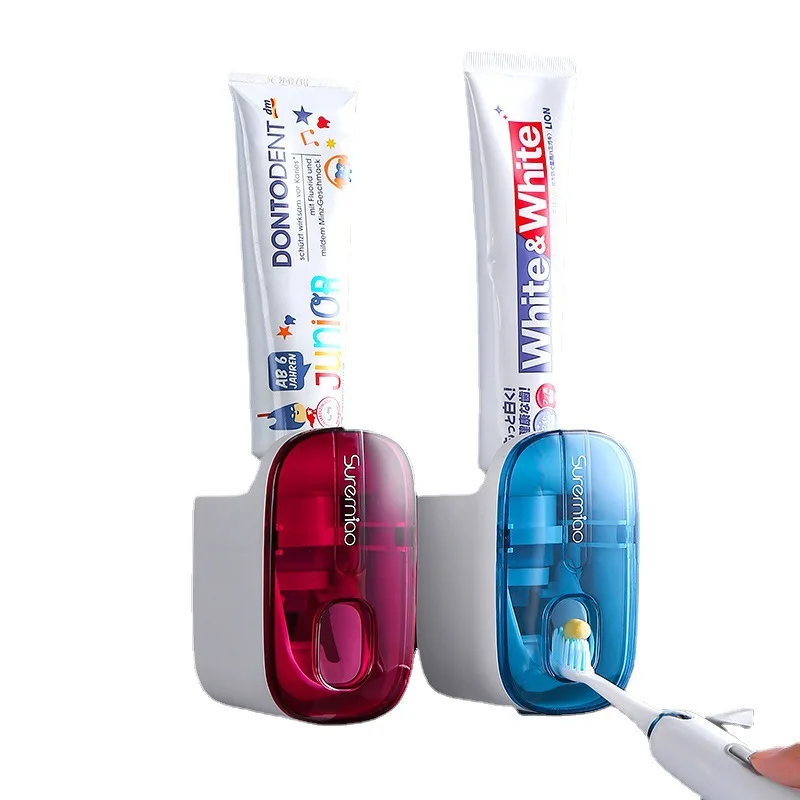 Dispenser automatico di dentifricio a parete pigro dentifricio spremiagrumi portaspazzolino accessori per il bagno