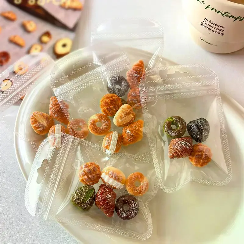 Realistic Mini Bread Food Fridge Magnets 3D Bakery Pastry Refrigerator Magnets Decor DIY Embellishments Accessories Ideal Gift