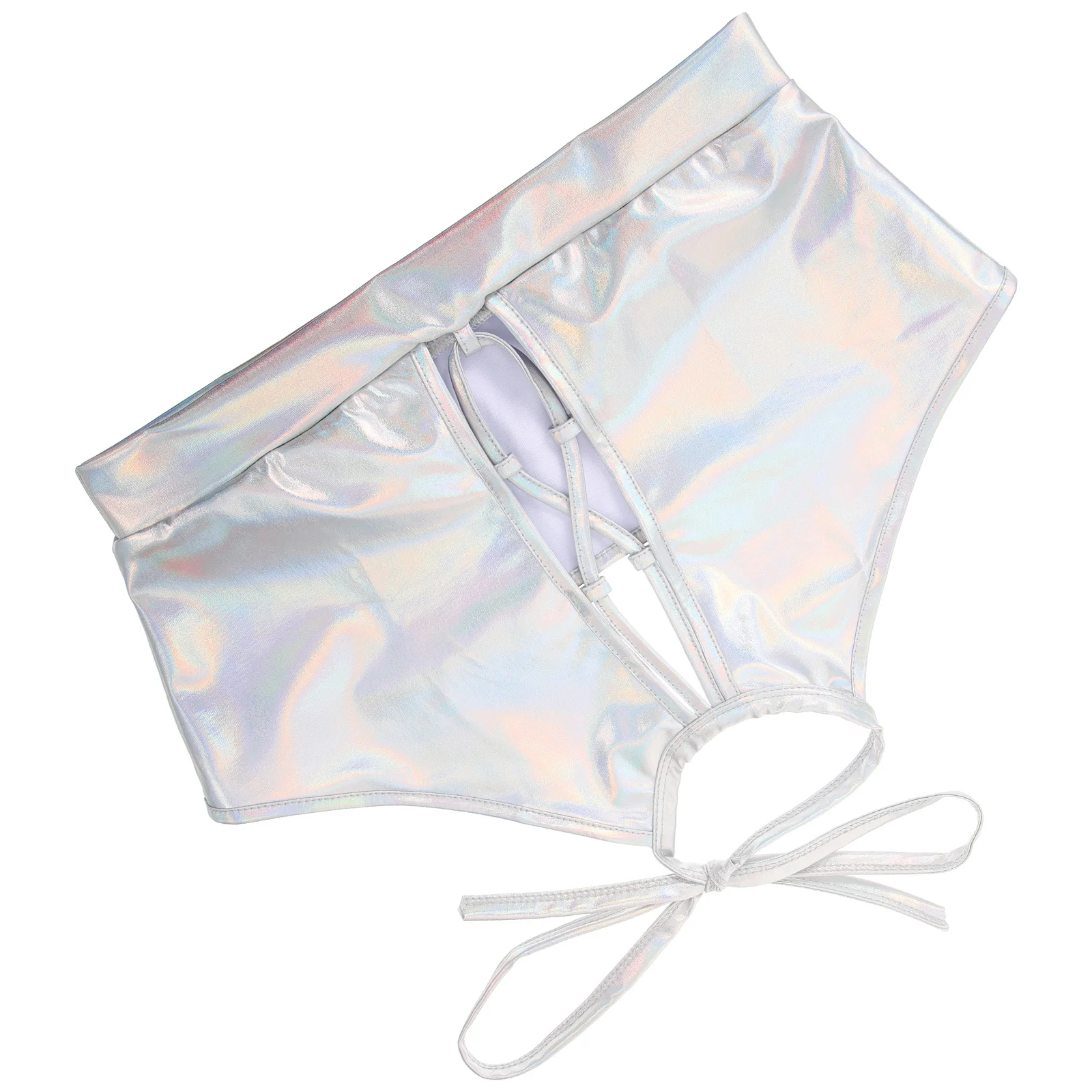 Women Short Sleeveless Bright Crop Top Size M Sexy Party Dress Top for Prom Beach Festival Casual Womens Tops