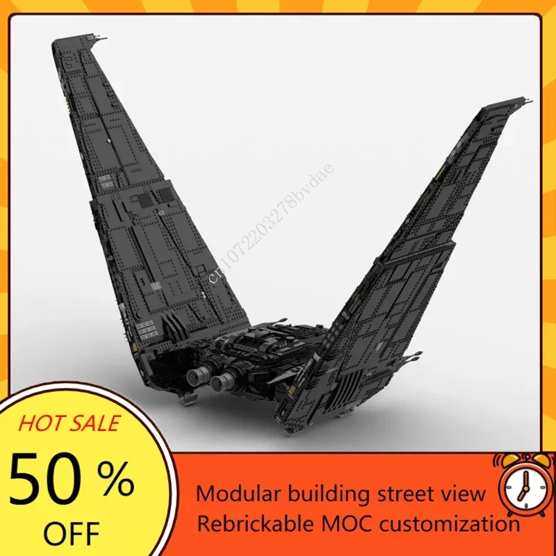 6943PCS Upsilon Starfighter Space War ทหาร MOC SpaceShip Battle รุ่นที่กําหนดเองปริศนาสถาปัตยกรรมการศึกษาของเล่นของขวัญ