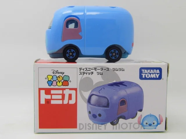 Takara Tomy Tomica Disney Alloy Car Super Cute Tsum Mini Car Disney Cartoon Box Set, Children\'s Holiday Gift Toys for Girls