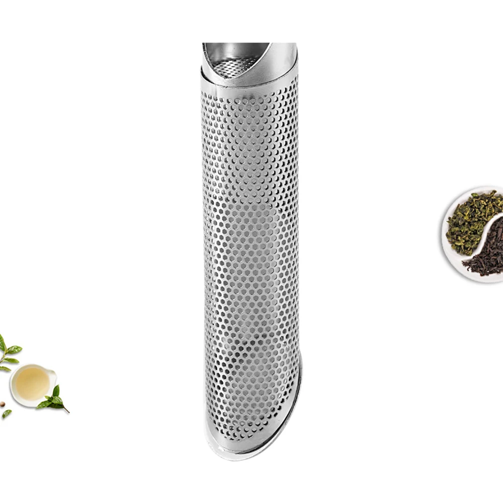 Kitchen Accessories new Tea Strainer Amazing Stainless Steel Infuser Pipe Design Touch Feel Holder Tool Tea Spoon Infuser Filter