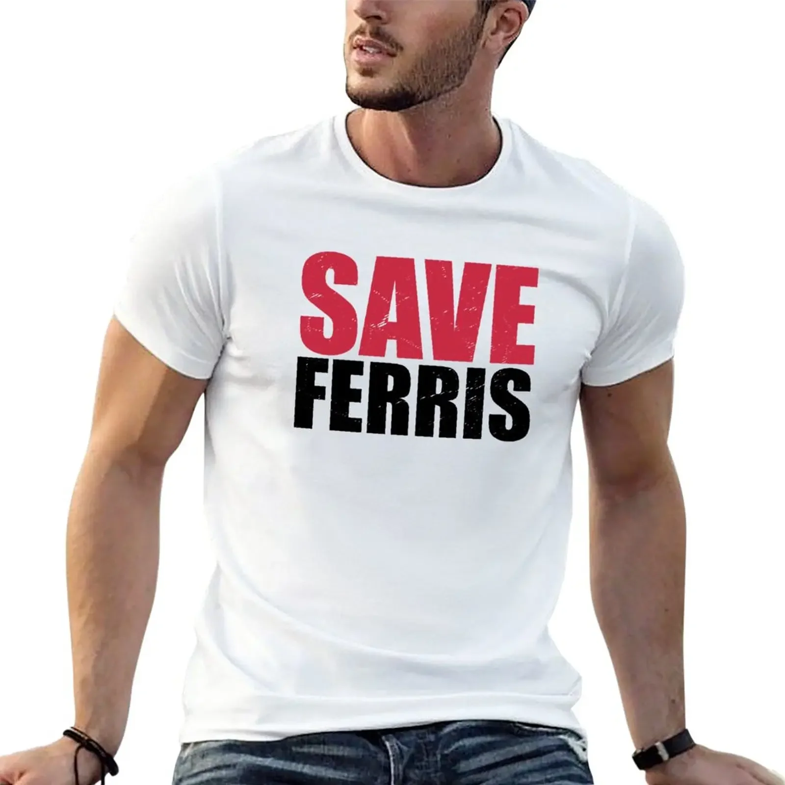 New Save Ferris T-Shirt designer shirts plus size tops street wear cute clothes tshirts for men