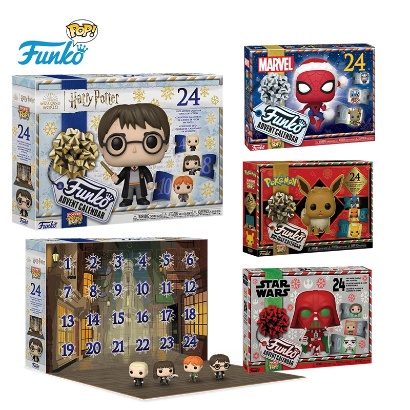 DC Disney Spider-Man Christmas Harry Potte Advent Calendar Surprise Gift Anime Action Figure Model Collection Christmas Toy Gift