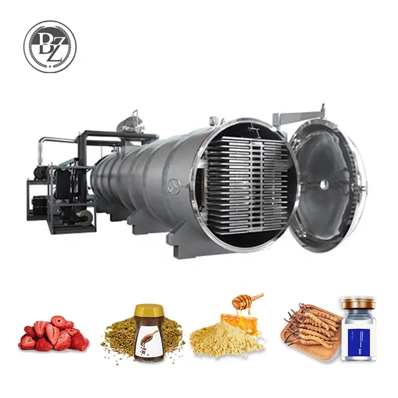 Industrial Food Grade Material Stainless Steel Freeze Dryer For Food Freeze Dryer Machine