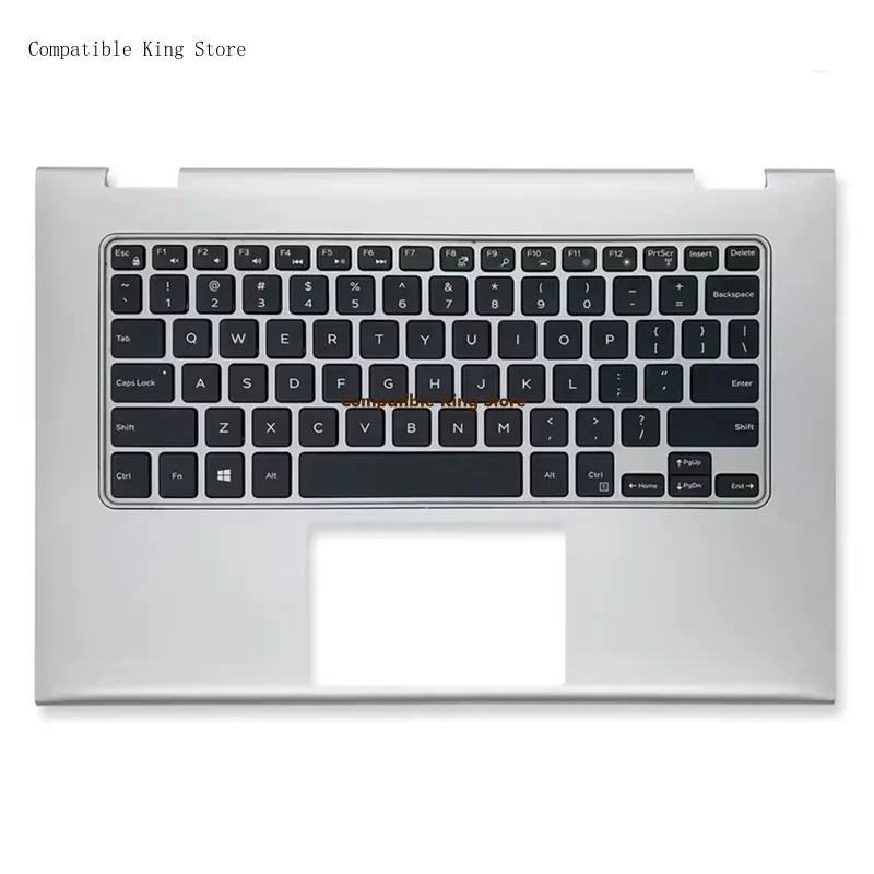 DD+Laptop Case Notebook Palmrest Upper Case With Backlight US Keyboard Silver Red Gold For Dell Inspiron 13 7000 7347 7348 7359