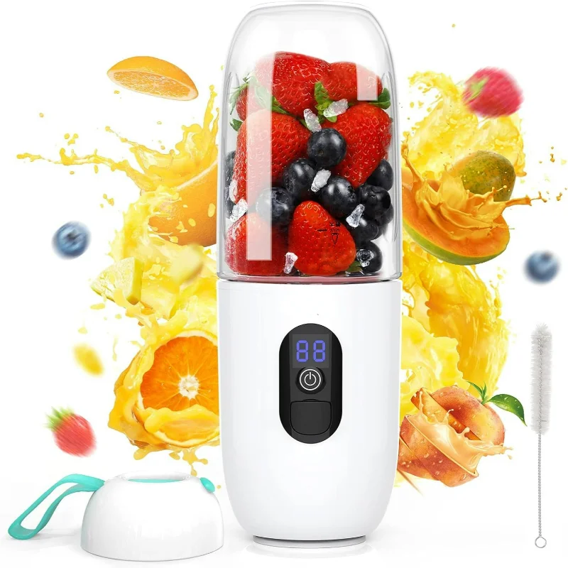 

Ideal 17oz Convenient Portable Personal Blender with 6 Sharp Blades Cup - Compact Mini Blender for Shakes and Smoothies. Excelle