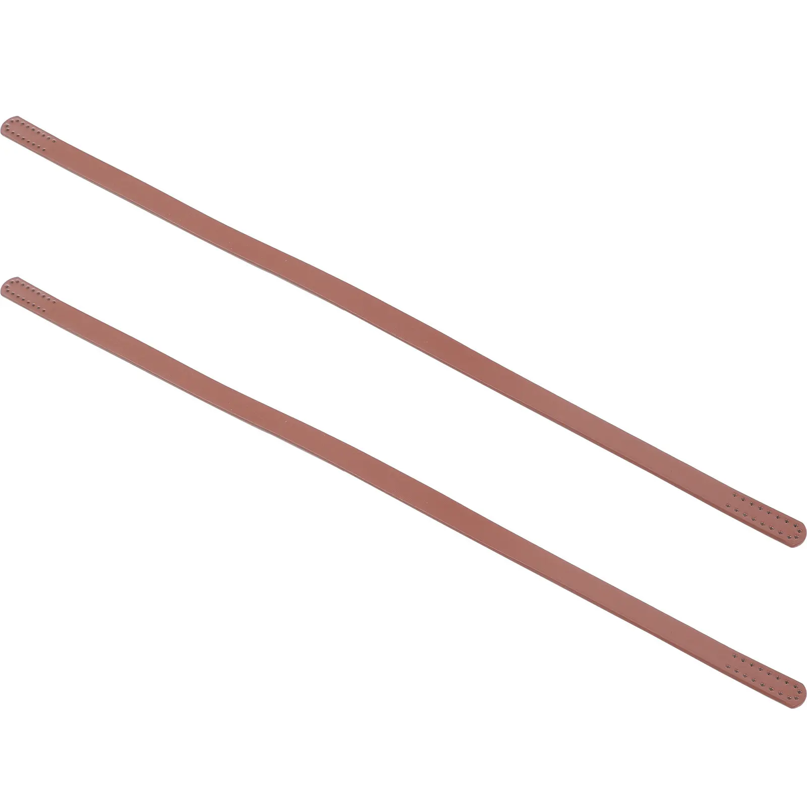 

2Pcs Fashion PU Bag Handles DIY Replacement Grip for Tote Handbag Purse Clutch Sturdy End Hole Design Bag Making Grip