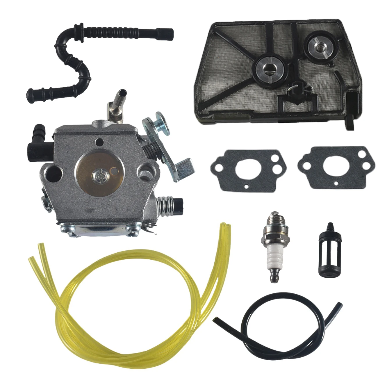 Carburetor With Gasket Fuel Line Kit For Stihl 028 028AV Tillotson HU-40D Super Chainsaw WT-16B 11181200600 11181200601