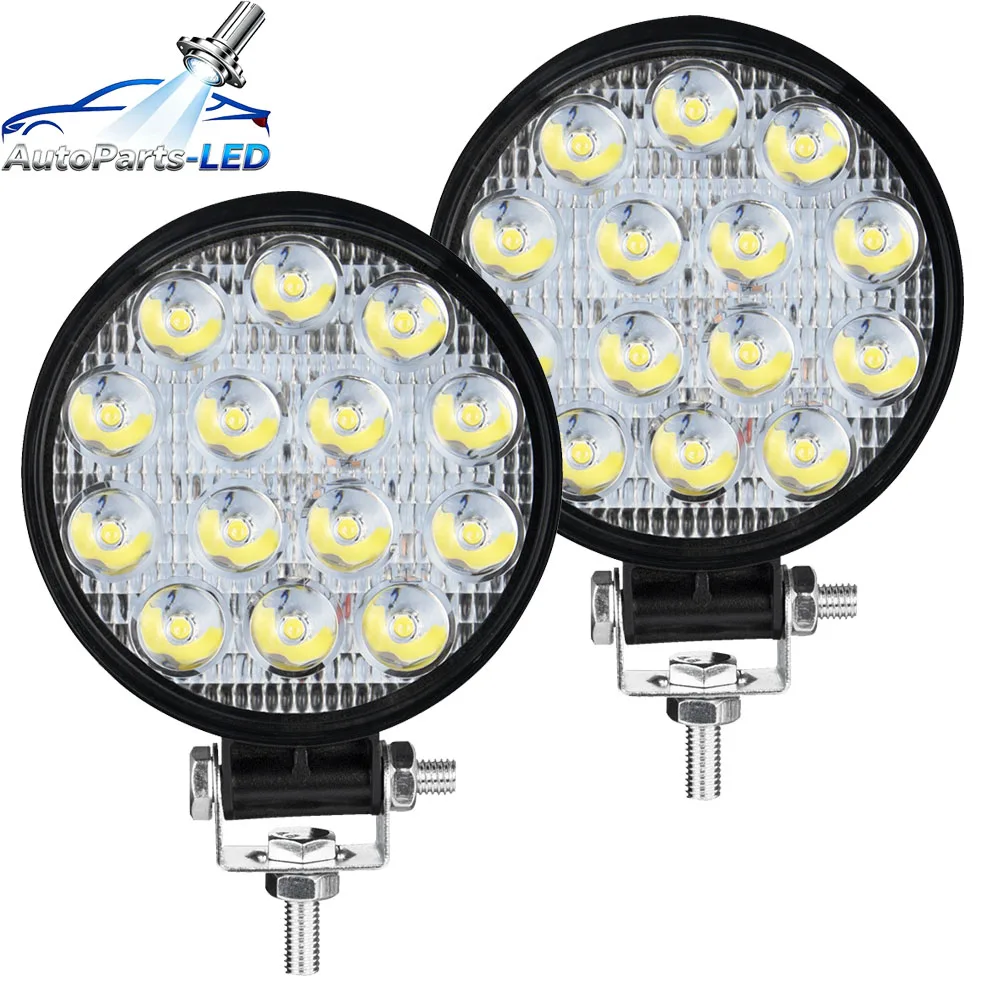 

10pcs LED Work Light LED Spotlight Waterproof Car Accessories For Auto Truck Offroad Automobile Truck Driving Searchlight