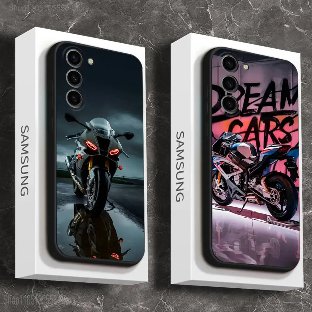 

motorcycle R1250R S1000RR Phone Case For Samsung Galaxy A 91,80,73,72,71,53,52,51,22,5G Shockproof Soft Black Cover