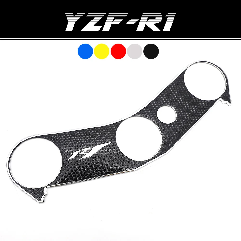 For YAMAHA YZF R1 YZF-R1 YZFR1 3DSticker Decal Top Triple Clamp Yoke Pad Triple Tree R1 1000 Motorcycle 2005 2006 2007 2008