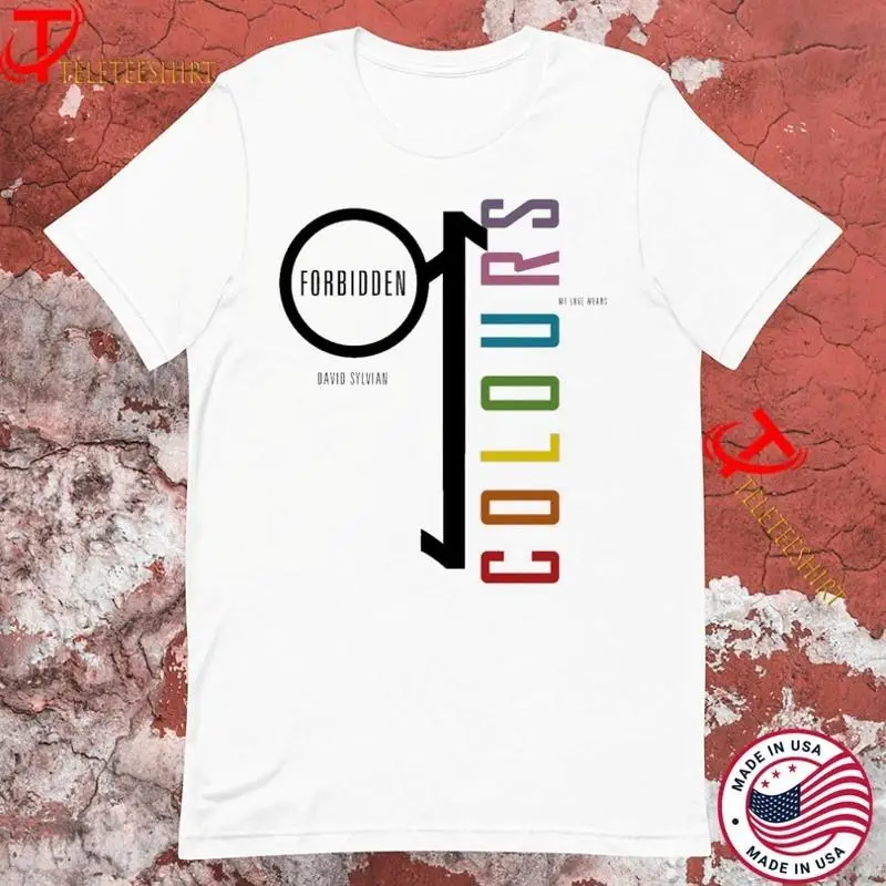David Sylvian Forbidden Colours My Love Wears Pride Rainbow T-shirts