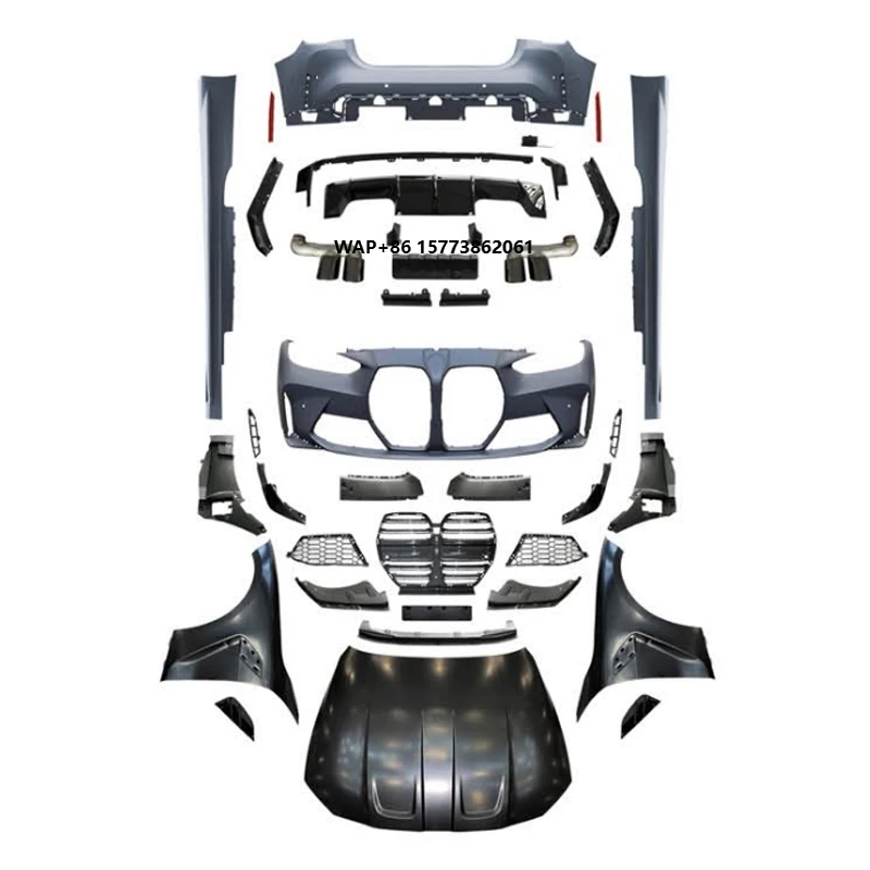 

For 4 Series G22 Upgraded to G80 M3 G82 M4 Bumper Car Conversion Facelift Bodykit