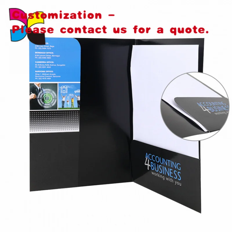 custom.A4 Folder 9*12 Inch Paper Folder Design