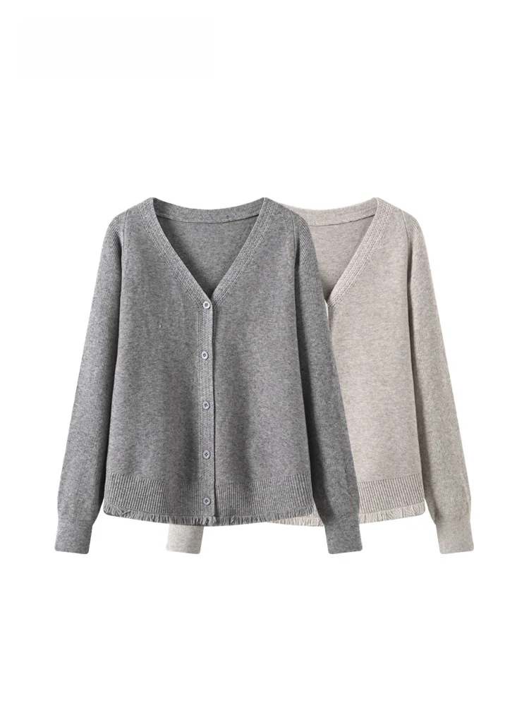 

plus Size Women's Long Sve V-Ne Knitwear Autumn Winter Faion ort Outerwear Open irt Design Sensation Trendy Coat