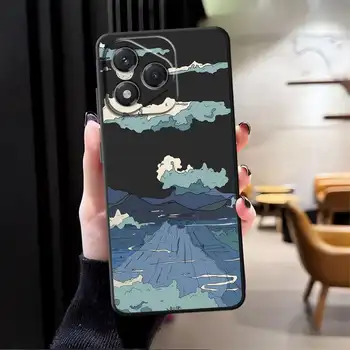 Měkký zadní kryt na telefon s motivem horské krajiny a anime pro Honor 90 Lite 8X X7 70 X8 X7a X9c X9 X9a 6 nejlepší prodej maska pro Honor 8X - №2