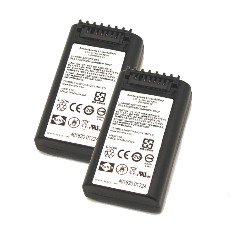 2pcs 67201-01-SPN Battery for Trimble M3 DR 2 DR3 DR5 Nikkon 2m Battery