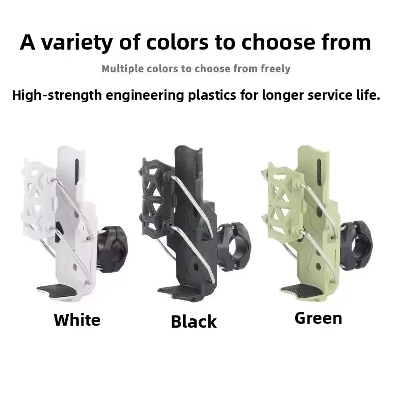 حامل أكواب عالمي للدراجات النارية 360 درجة ° قابل للتعديل المقود دراجة نارية قفص الزجاجات المياه لركوب الدراجات ADV دراجة نارية #6