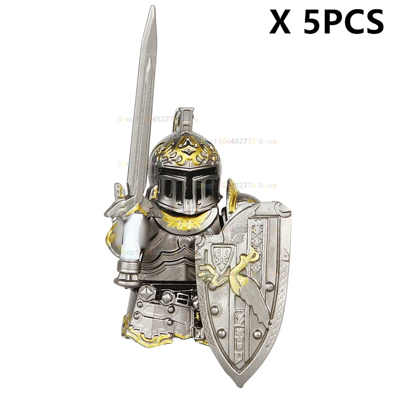 MOC Z151 อัศวินตัวเลขการกระทําอาวุธอาคารบล็อกอุปกรณ์เสริมอิฐปริศนาเด็กชายหญิงของเล่นเด็กฮาโลวีนของขวัญ