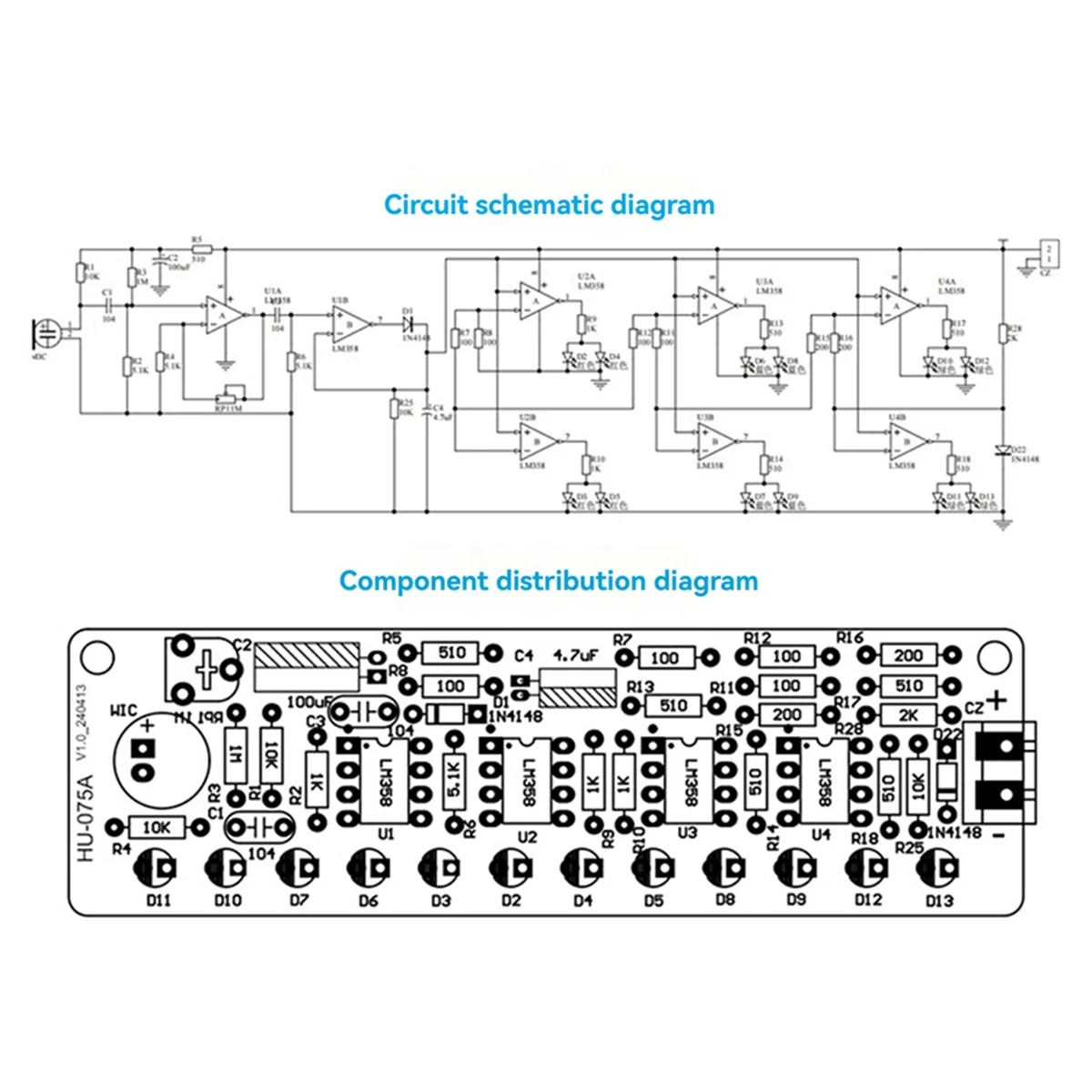 Kit de alto-falante bluetooth diy com rádio fm 87.5-108mhz projeto de solda diy prática kit eletrônico montagem de solda abgi