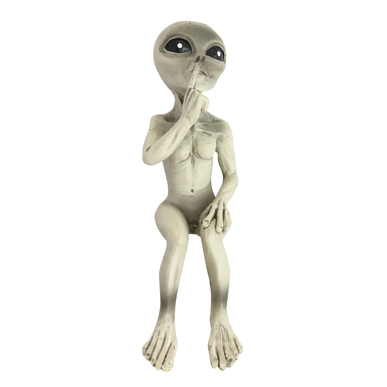 Outer Space Alien Statue Martians Garden Figurine Set For Home Indoor Outdoor Decoration