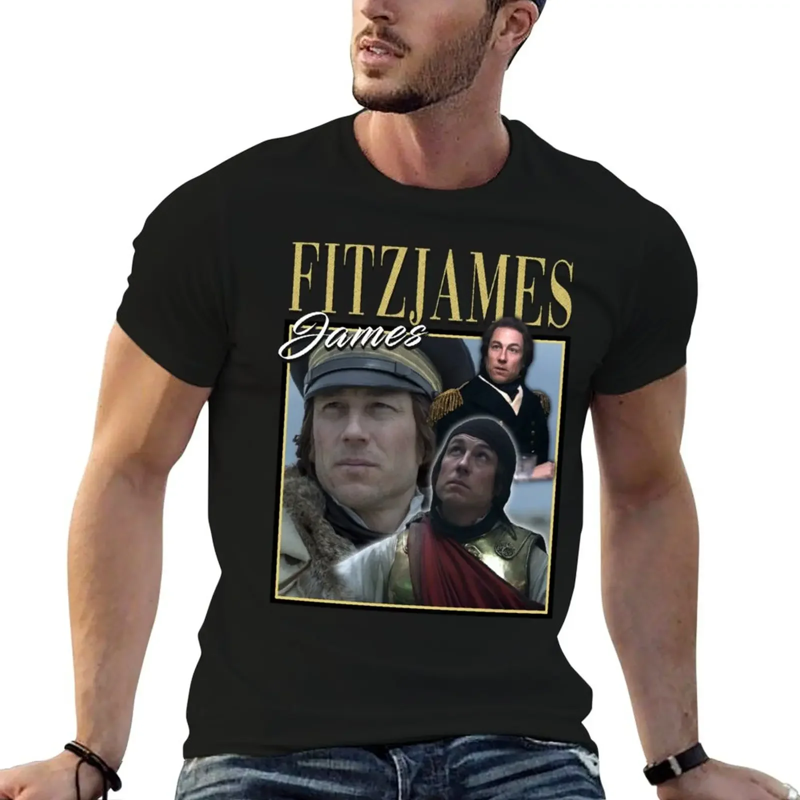 

james fitzjames homage the terror amc tobias menzies T-Shirt street wear vintage graphic tee graphic tee shirt t shirt for men