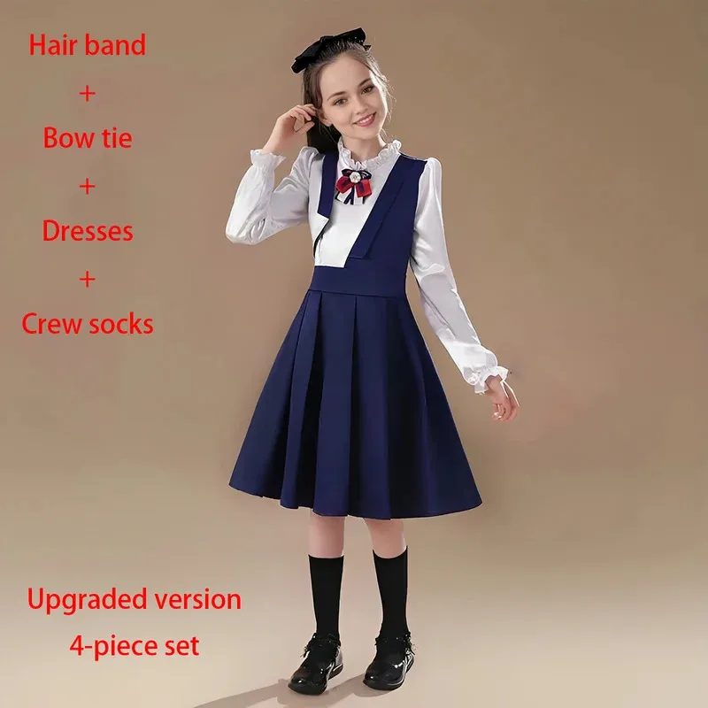 New Kids Traditional Korean School Uniform Set Choir Performance & Class Cosplay Costume for Elementary to Middle School bvh2025