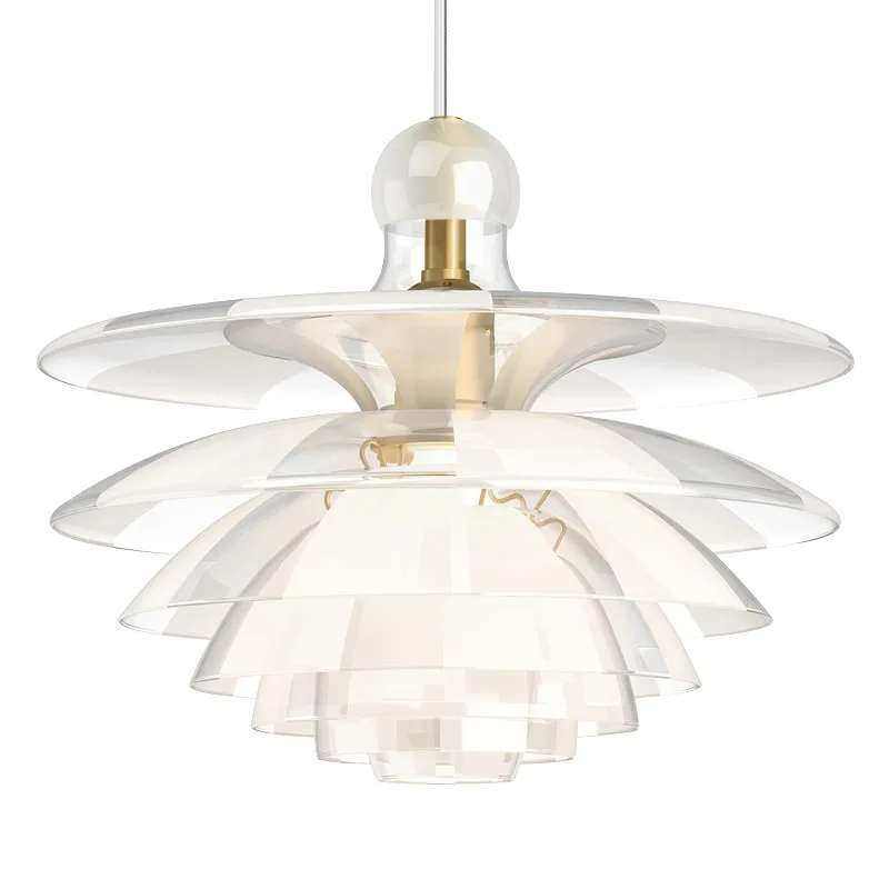 

Designer pine cone, restaurant chandelier creativity, bedroom dining table bar, island glass lamp