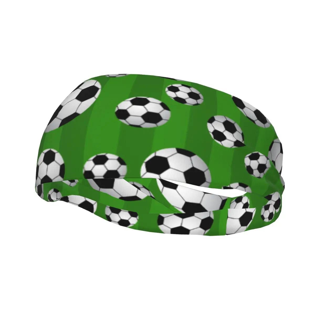 

Sports Sweatband Breathable Headband Sweat Hair Head Band Soccer Ball Pattern Yoga Headband