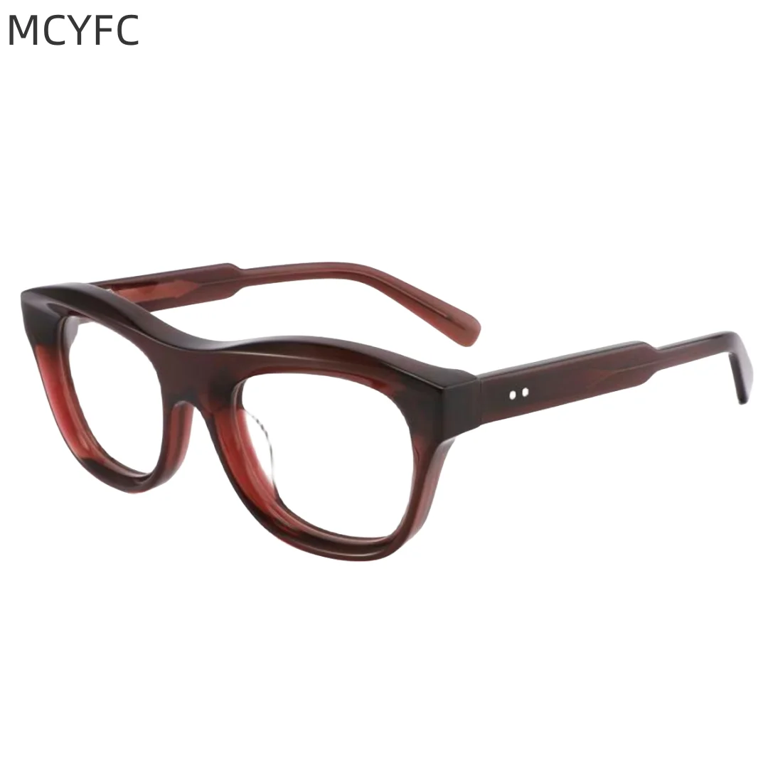 

MCYFC Retro Acetate Eyeglasses Frames Myopia and Farsightedness Prescription Glasses frame 5 colors can be selected men women