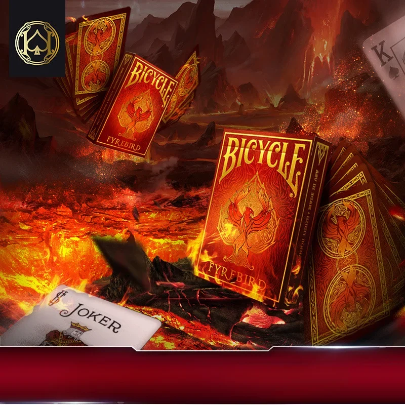 

Bicycle Fyrebird Playing Cards USPCC Fire Bird Poker Collectible Deck Card Game Card Magic Magia Magie Magicians Prop Accessory