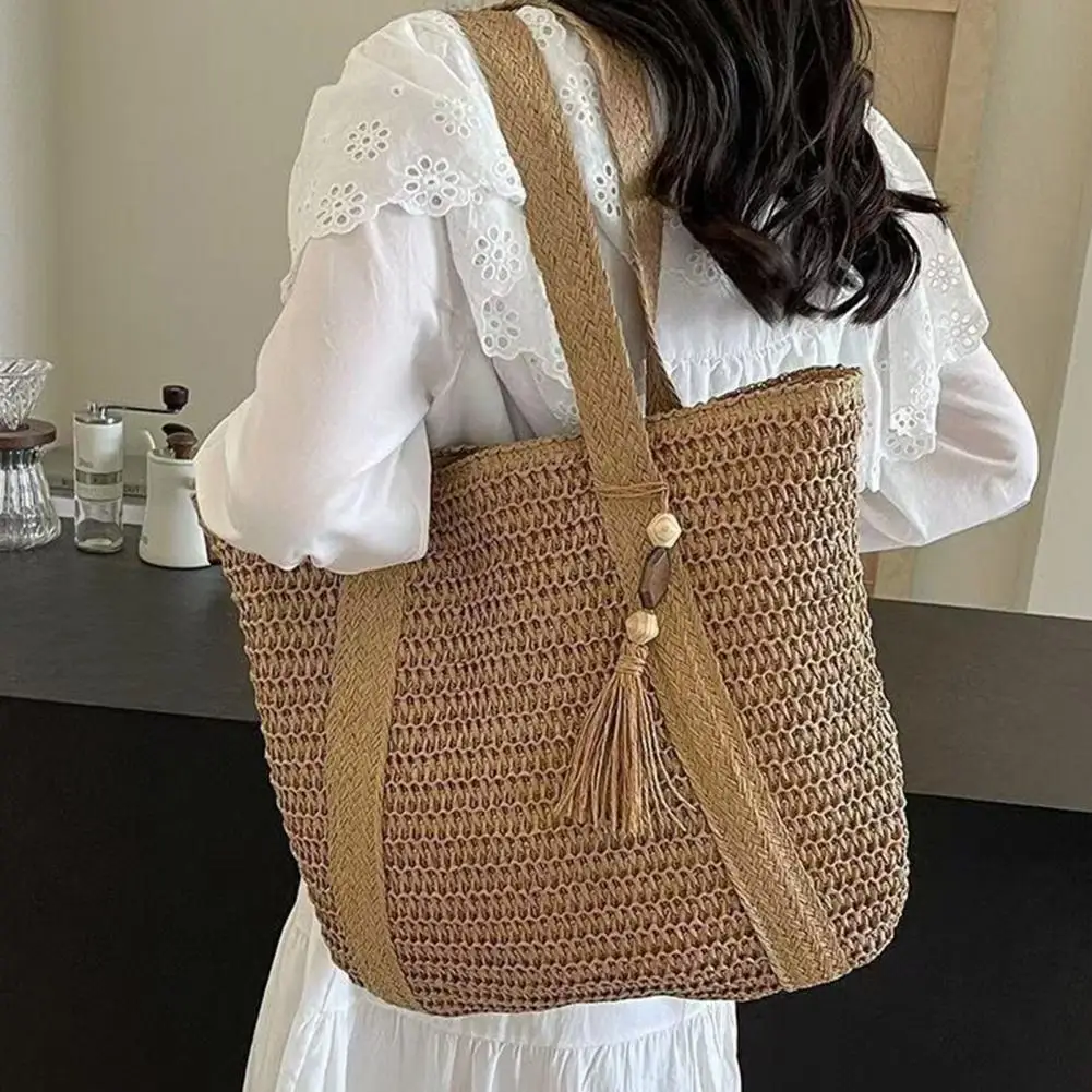 

Durable Tote for Women Large Capacity Tote Bag, Commuter Shoulder Bag Lightweight Purse for Women Vacation Street Work