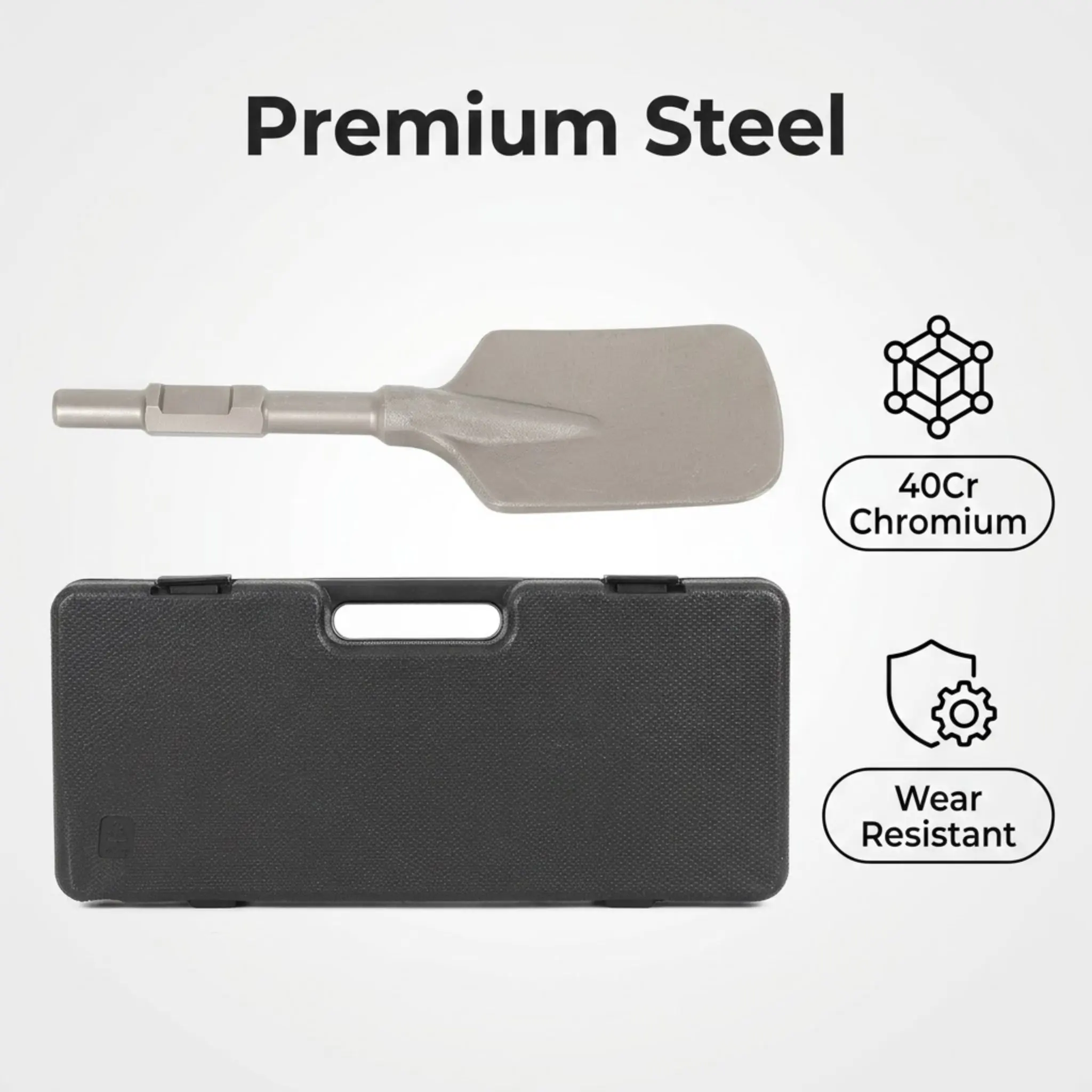 

Зубило-лопата для гидромолота 65A, износостойкое, из стали 40Cr, для земляных работ и рытья траншей