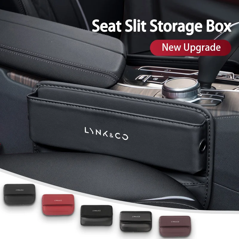 Universal Car Seat Storage Box Slit Gap Filler Accessories For LYNK&CO 01 05 03 09 02 04 06 07 08 PHEV 09 MHEV