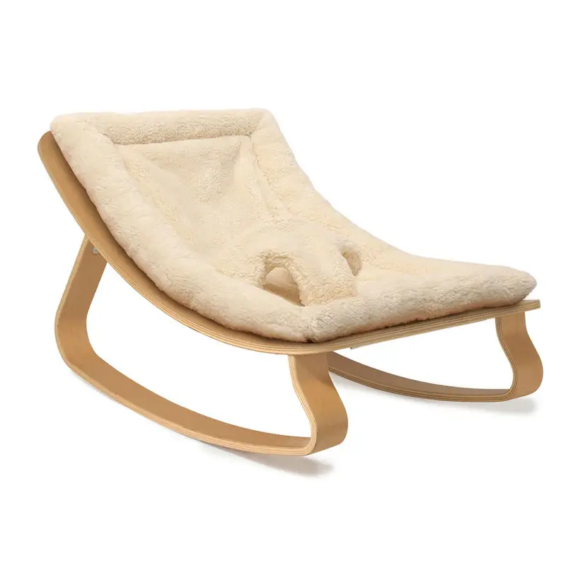 Wooden Baby Cotton Sleeping Bed Baby Cradle Rocking Chair Foldable Baby Bed