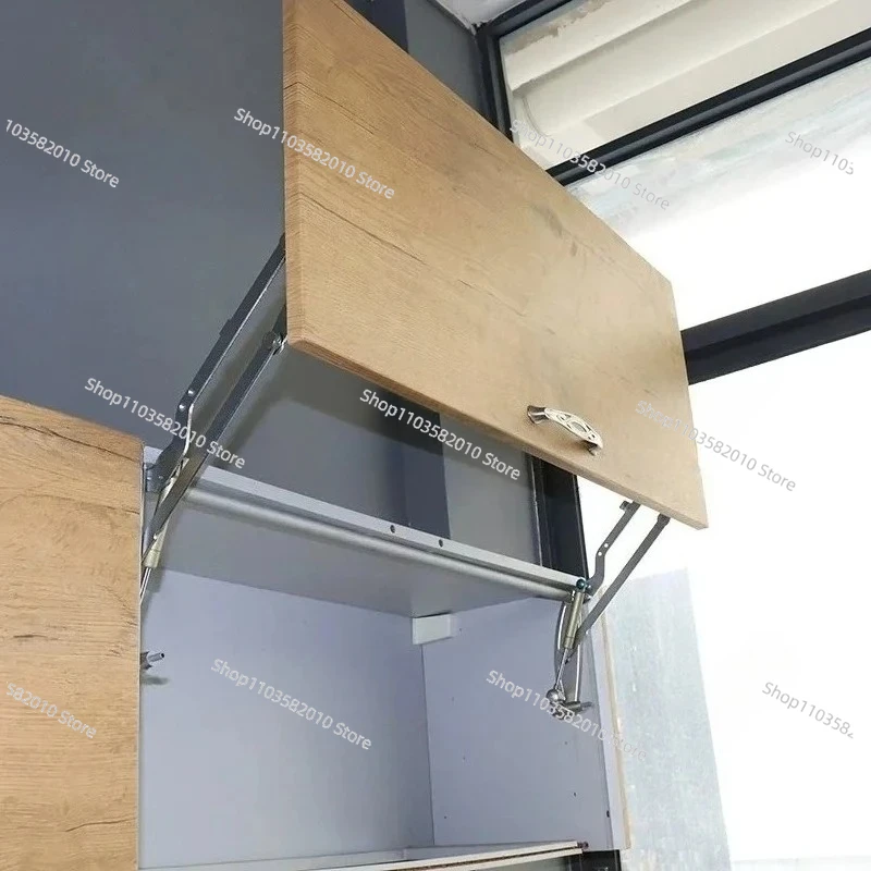 Vertical Lift Cabinet Door Support, Pneumatic Hydraulic Gas Strut for Microwave Cabinet, Lift Up Stay for Kitchen Cupboard