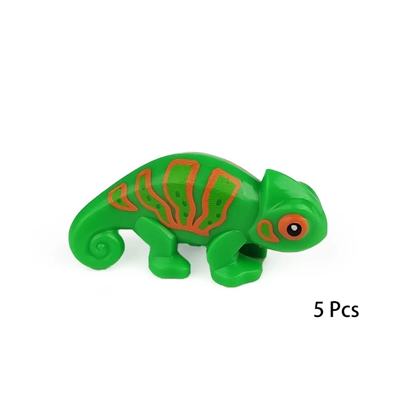 Reptile Insect Animal MOC Building Blocks Zoo Bricks Toys Chameleon Snake Spider Ant Mouse Frog Scorpion Compatible With LEGO