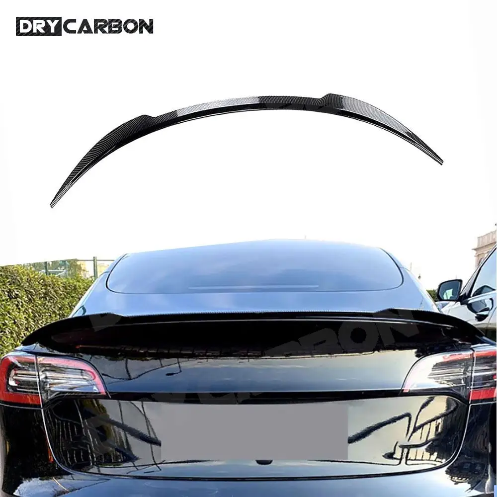 

Спойлер на заднее крыло багажника в виде утконоса, аксессуары для Tesla Model 3 Max, задний багажник, губа, Стайлинг автомобиля, украшения, задний спойлер