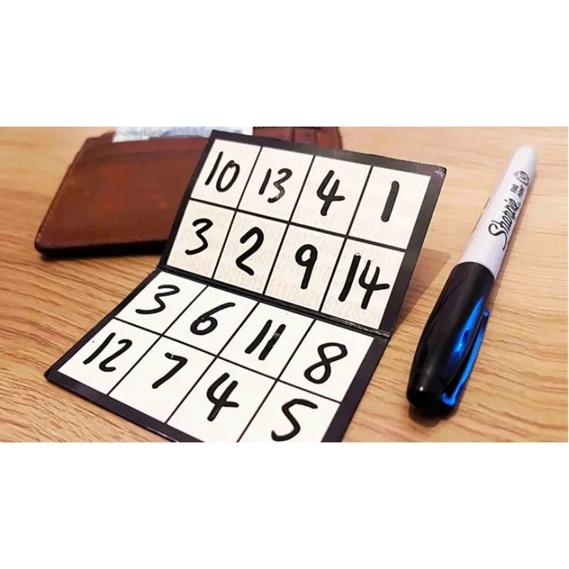 EDC Squared Gimmicks von Mark Traversoni Card Magic and Trick Decks Street Magic Tricks Close Up Magia Requisiten Illusions Funny Game