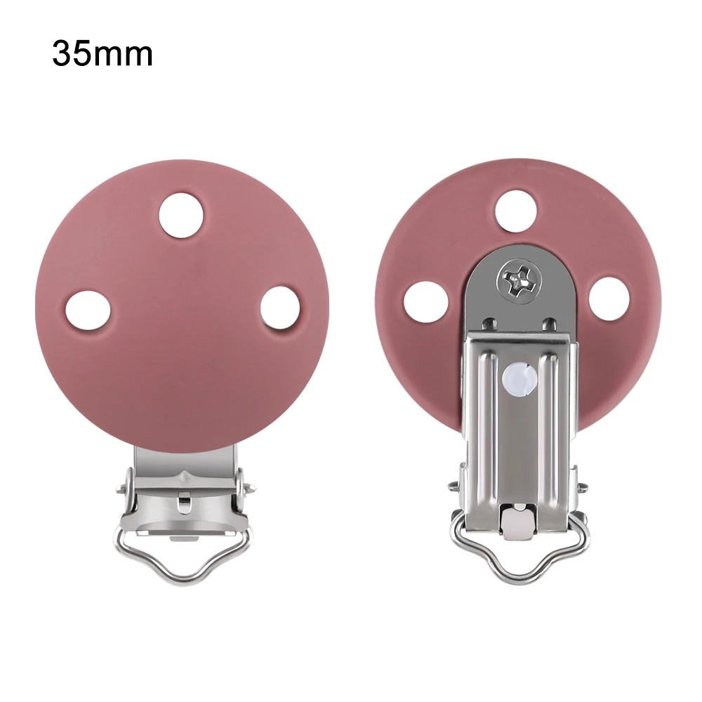 Kovict Nieuwe 10-100 stuks 30/35mm Ronde Vorm Siliconen Clips DIY Tas Hoed Keten Sleutelhanger houder Klemmen Sieraden Handgemaakte Accessoires